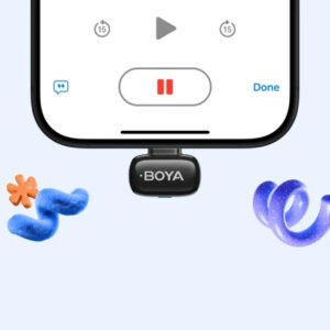 BOYA mini microfono inalambrico 15